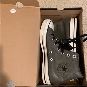 Grey High Top Converse